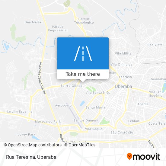 Rua Teresina map