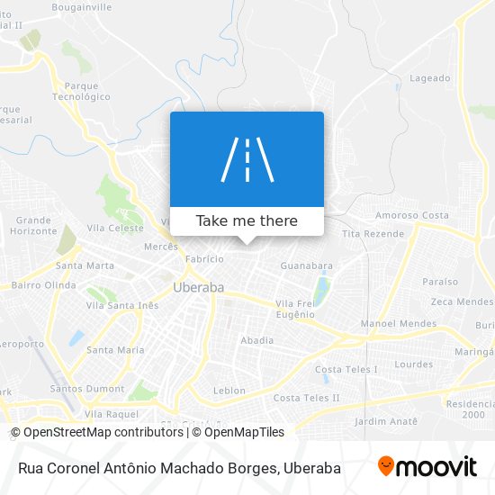 Rua Coronel Antônio Machado Borges map