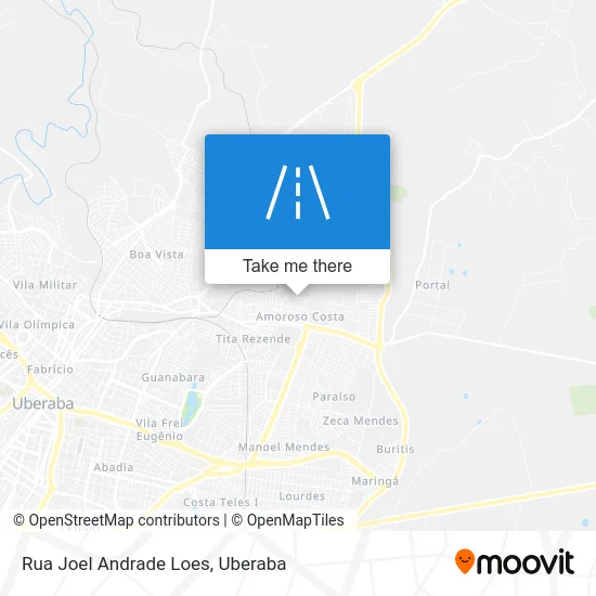Rua Joel Andrade Loes map