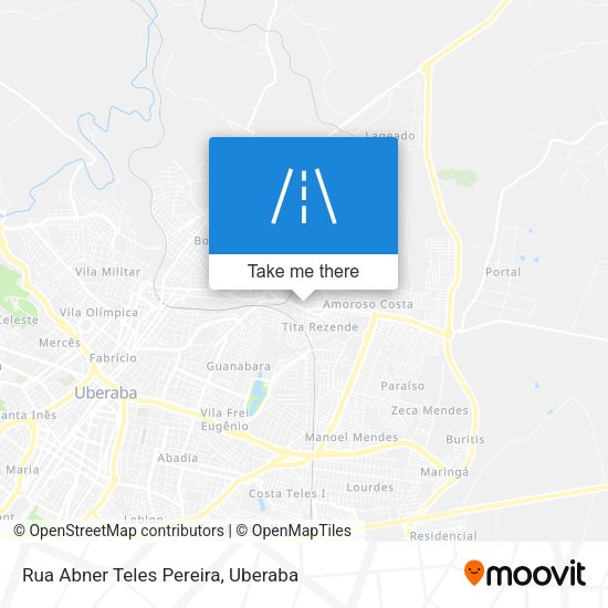 Rua Abner Teles Pereira map