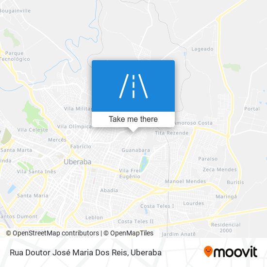 Mapa Rua Doutor José Maria Dos Reis