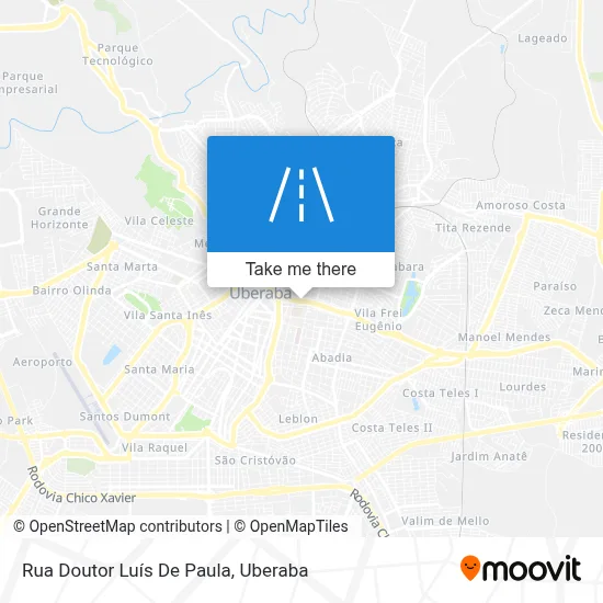 Rua Doutor Luís De Paula map