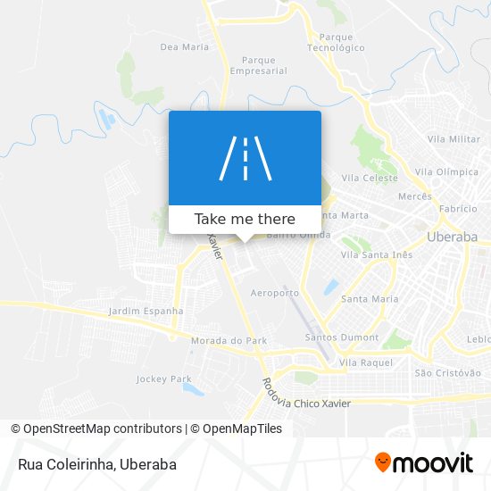 Mapa Rua Coleirinha