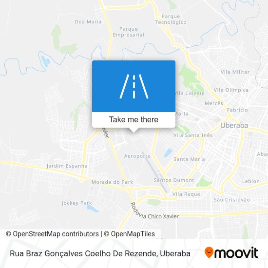 Rua Braz Gonçalves Coelho De Rezende map