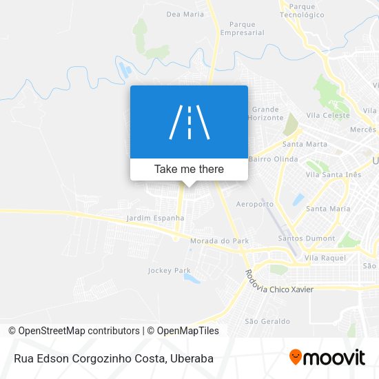 Rua Edson Corgozinho Costa map