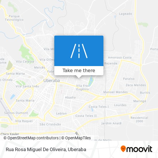 Mapa Rua Rosa Miguel De Oliveira