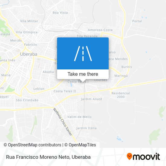 Rua Francisco Moreno Neto map