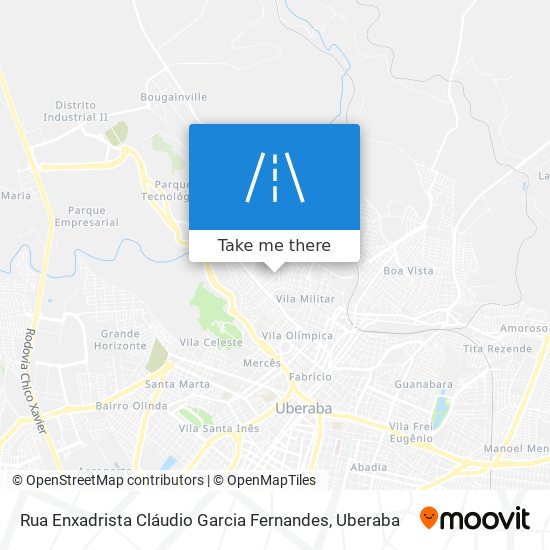 Rua Enxadrista Cláudio Garcia Fernandes map