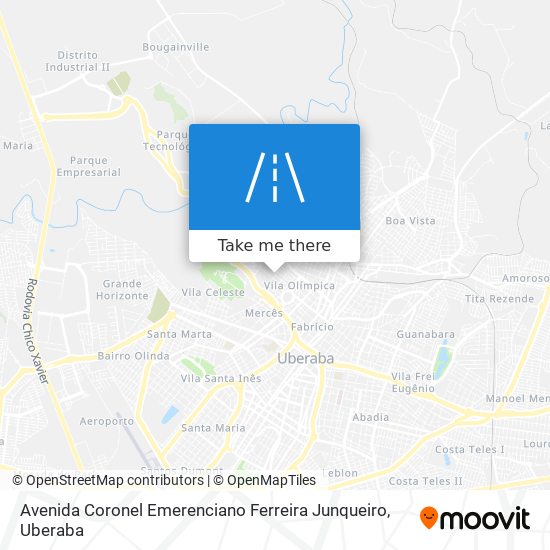 Avenida Coronel Emerenciano Ferreira Junqueiro map