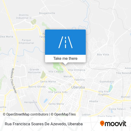 Rua Francisca Soares De Azevedo map