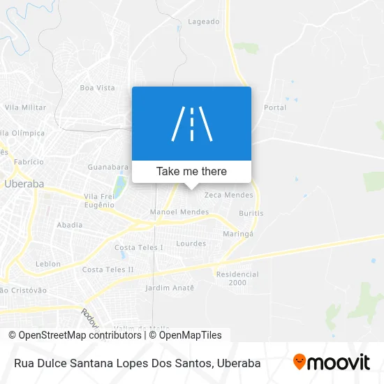 Rua Dulce Santana Lopes Dos Santos map