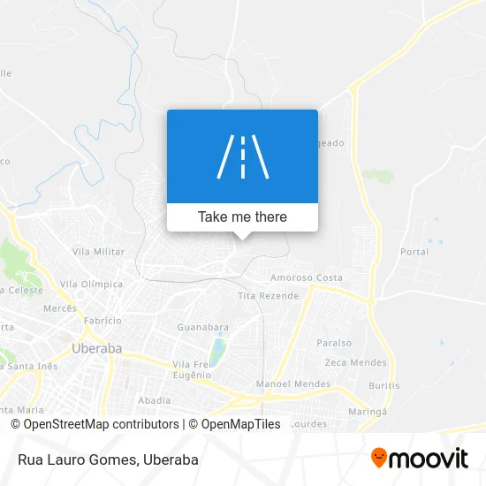 Rua Lauro Gomes map