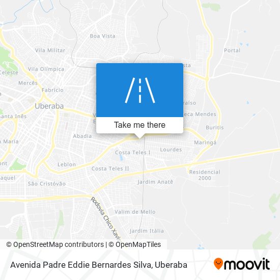 Avenida Padre Eddie Bernardes Silva map