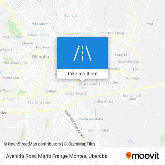 Avenida Rosa Maria Frange Montes map