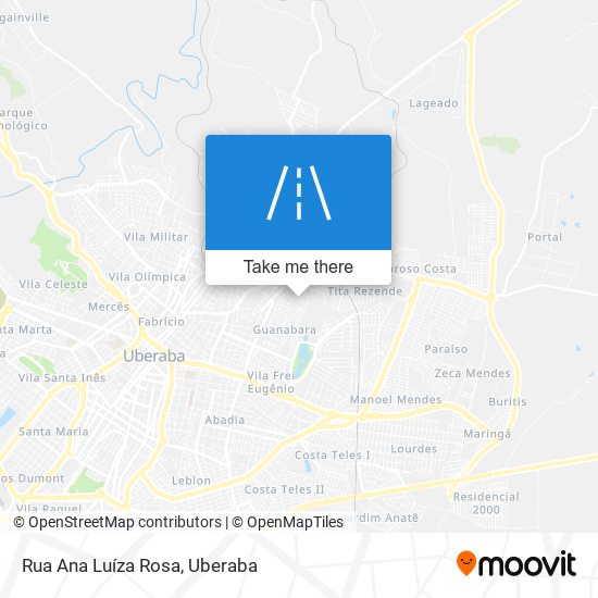 Mapa Rua Ana Luíza Rosa