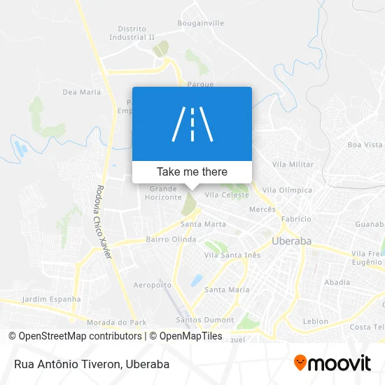 Rua Antônio Tiveron map