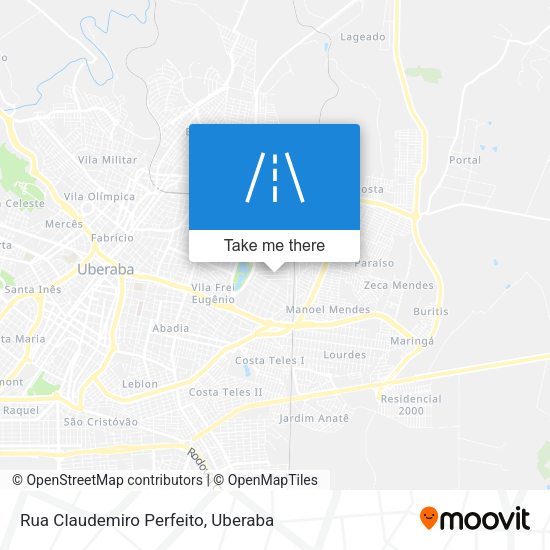 Rua Claudemiro Perfeito map