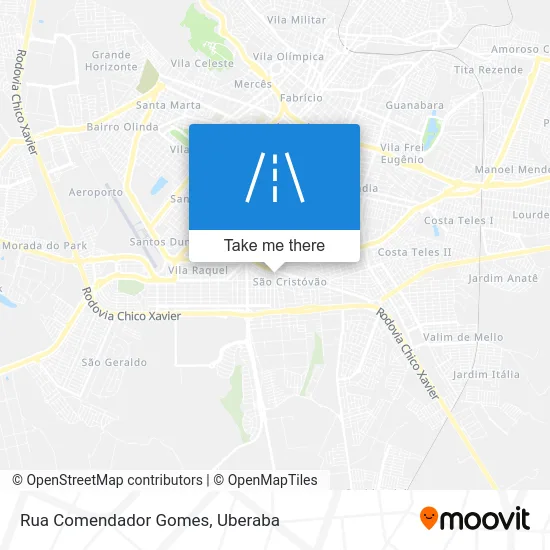 Rua Comendador Gomes map