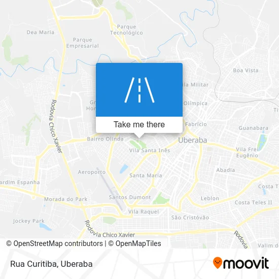 Rua Curitiba map