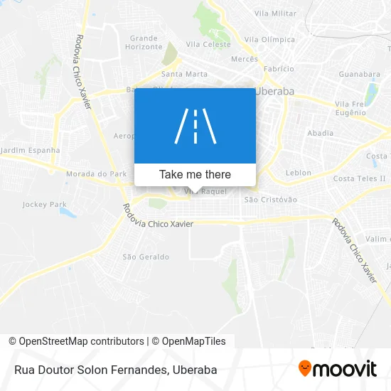 Rua Doutor Solon Fernandes map