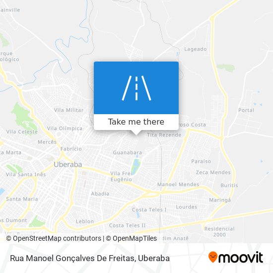 Rua Manoel Gonçalves De Freitas map