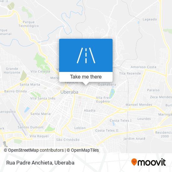 Rua Padre Anchieta map