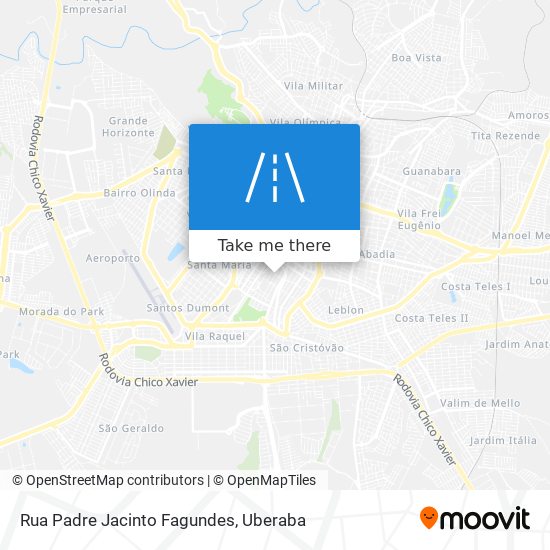 Mapa Rua Padre Jacinto Fagundes