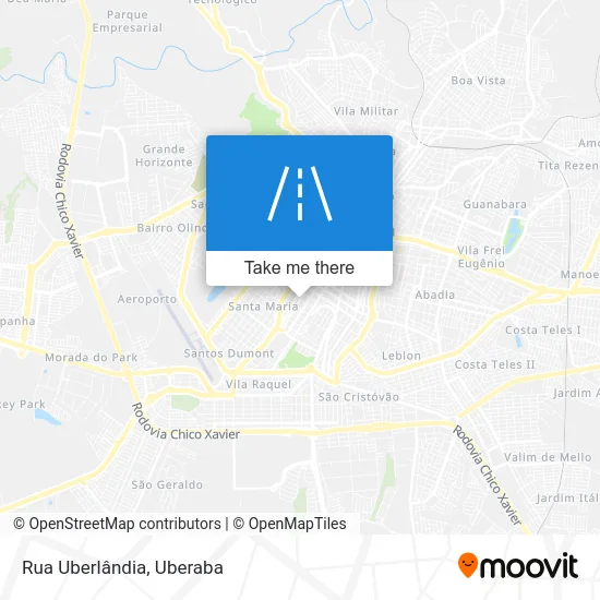 Rua Uberlândia map