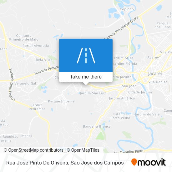 Rua José Pinto De Oliveira map