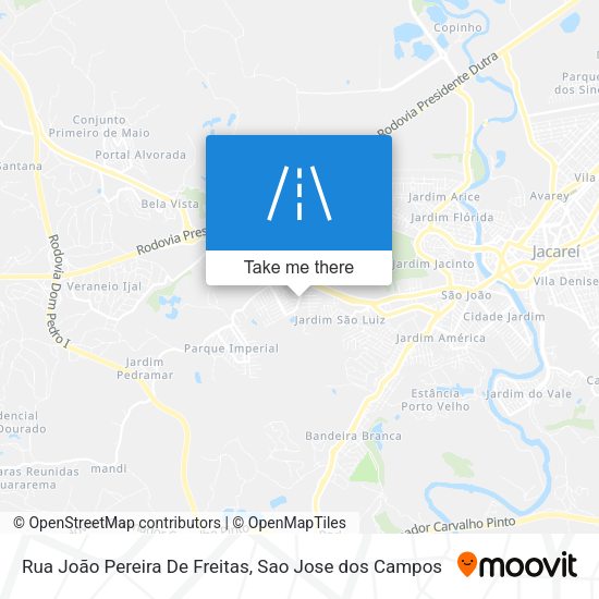 Rua João Pereira De Freitas map