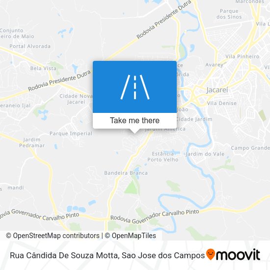 Rua Cândida De Souza Motta map