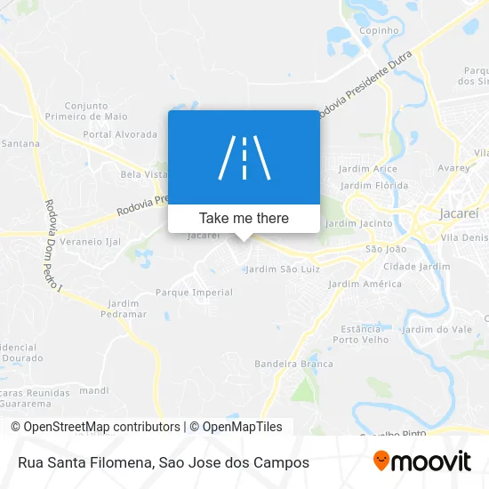 Rua Santa Filomena map