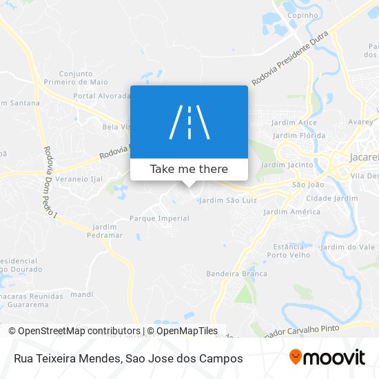 Rua Teixeira Mendes map