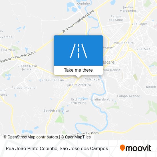 Rua João Pinto Cepinho map