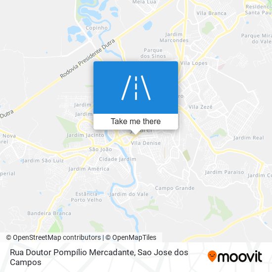 Rua Doutor Pompílio Mercadante map