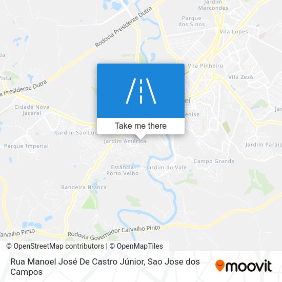 Rua Manoel José De Castro Júnior map