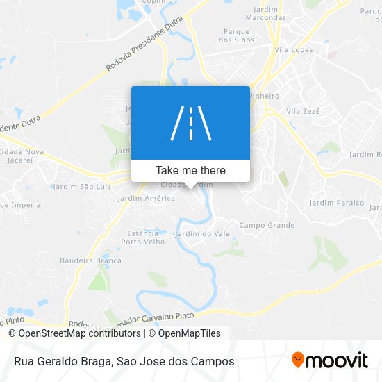 Rua Geraldo Braga map