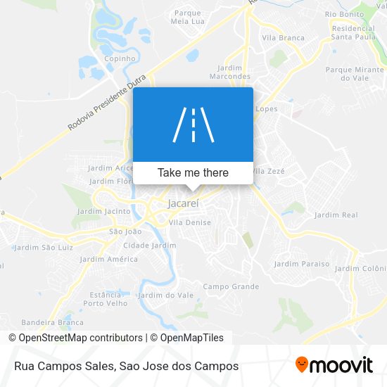 Rua Campos Sales map