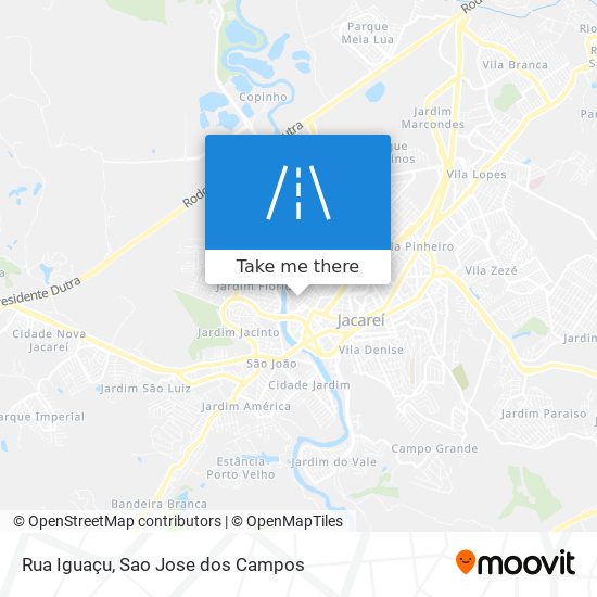 Mapa Rua Iguaçu