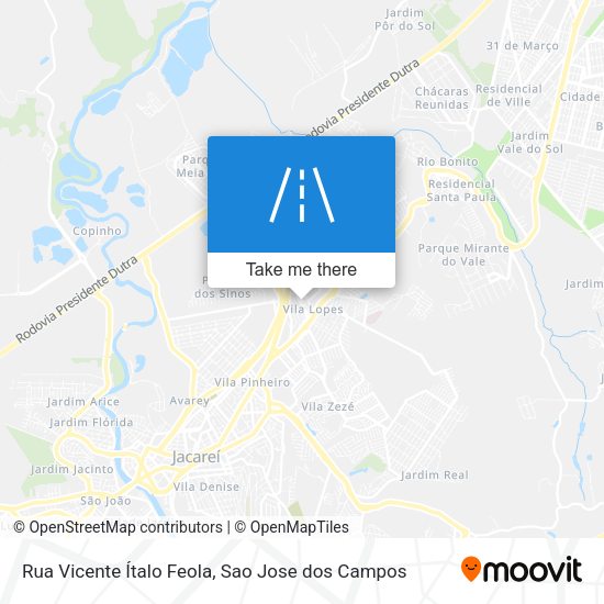 Rua Vicente Ítalo Feola map