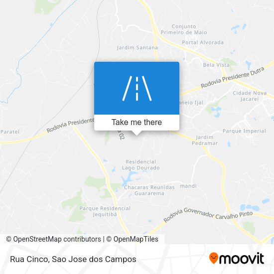 Rua Cinco map