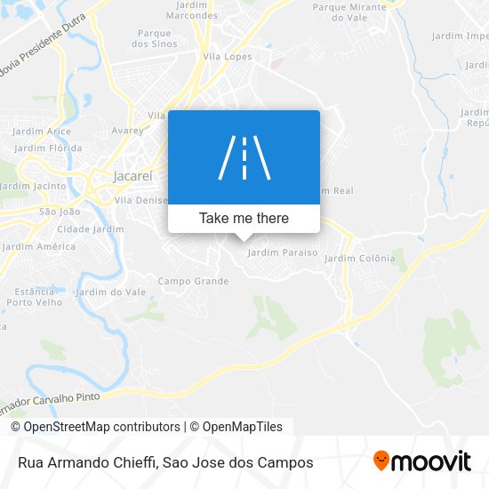 Rua Armando Chieffi map