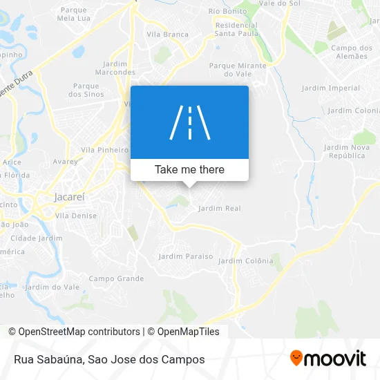 Rua Sabaúna map