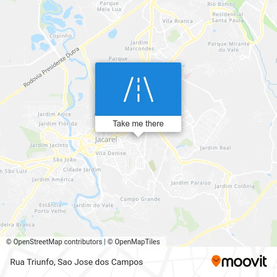Rua Triunfo map