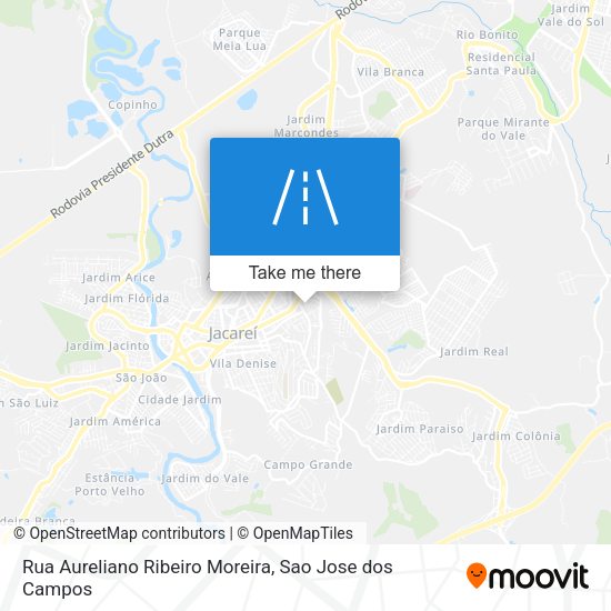 Rua Aureliano Ribeiro Moreira map