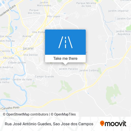 Rua José Antônio Guedes map