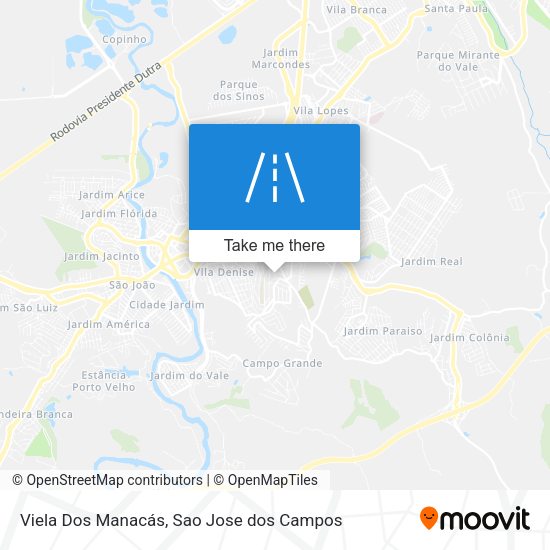 Viela Dos Manacás map