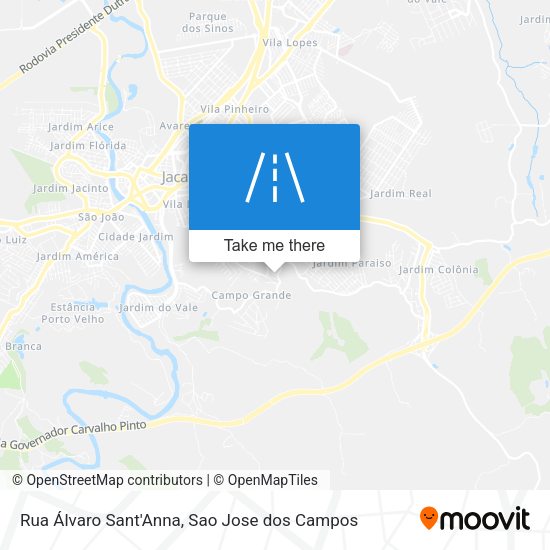 Rua Álvaro Sant'Anna map