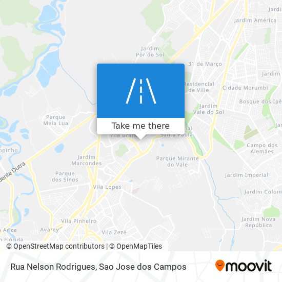 Rua Nelson Rodrigues map