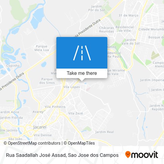 Rua Saadallah José Assad map